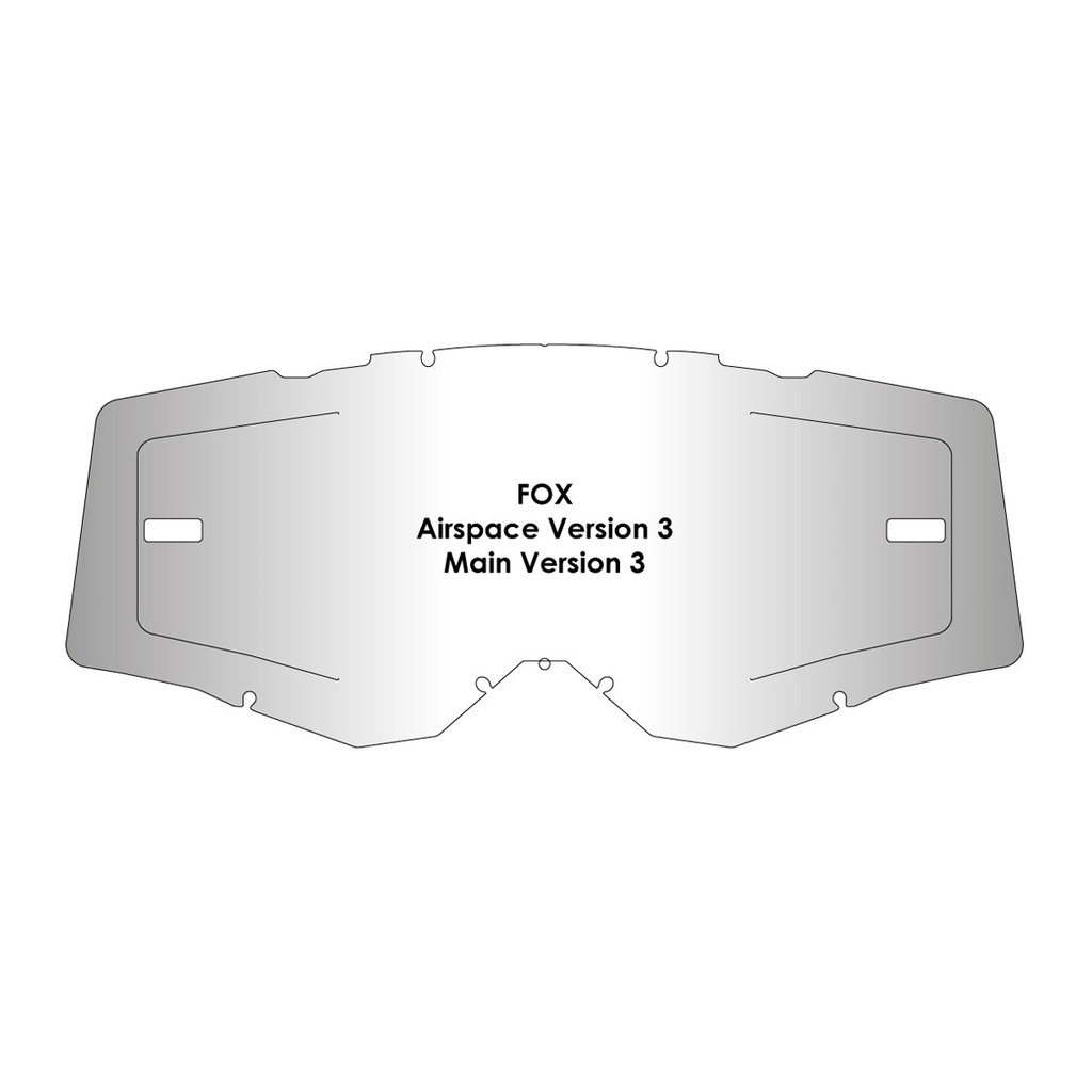 Lentile de schimb pentru AIRSCREEN FOX Airspace 3/Main 3 (MX25)