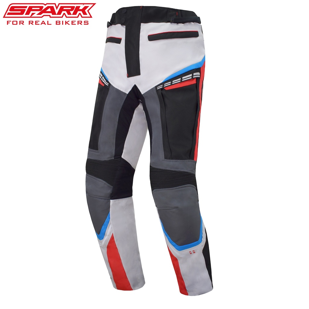 Pantaloni moto textili pentru bărbați SPARK AVENGER EVO, Tricolor