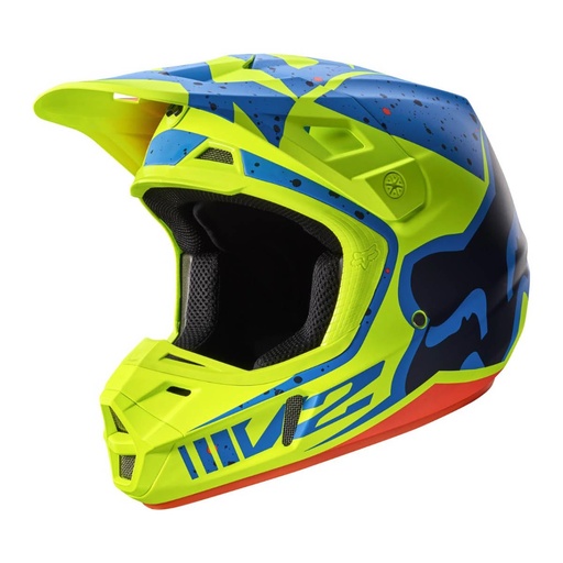[17372-586-M] FOX Motocross Helm V2 Nirv
