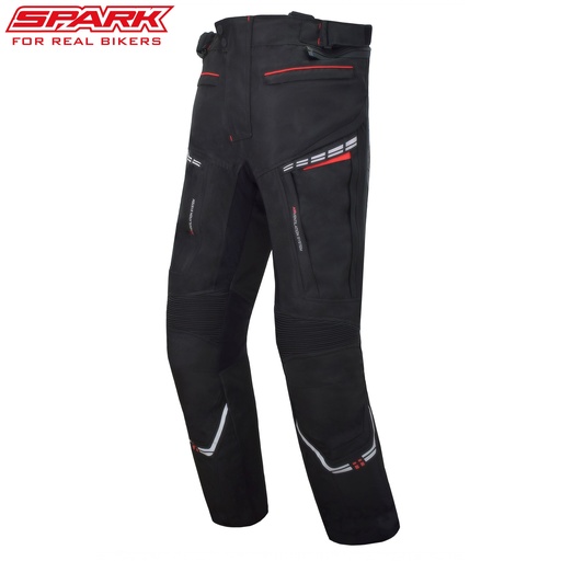 Pantaloni moto textil bărbați SPARK AVENGER EVO, Negru