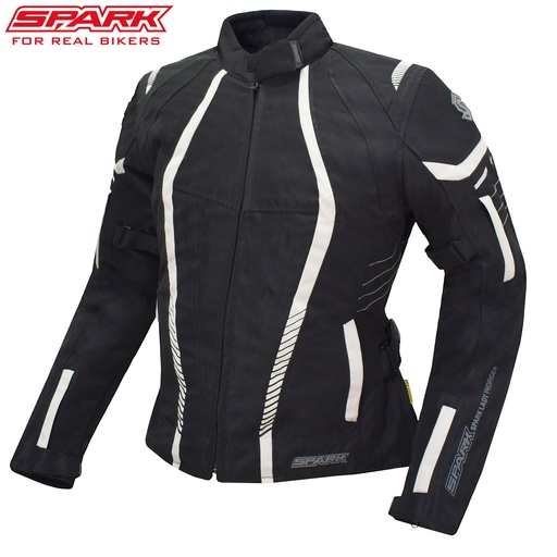 Jachetă textilă moto pentru femei SPARK CARLA
