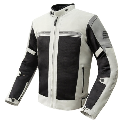 Jachetă textilă moto pentru bărbați SPARK BREEZE, GREY